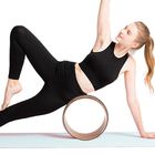 Rueda auxiliar de la yoga del corcho natural del backbend de la rueda del rodillo de la yoga del modelo de la mandala/rueda del masaje proveedor