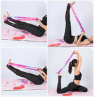 Honda de la estera de la yoga de la aptitud del estiramiento, ejercicio elástico ajustable de la correa de la correa de la yoga proveedor