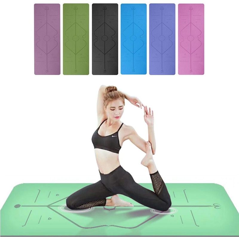 No deslice los cojines de la sala de estar del deporte del ejercicio del gimnasio de Pilates de la estera de la yoga de la estera/TPE de la yoga de la aptitud proveedor