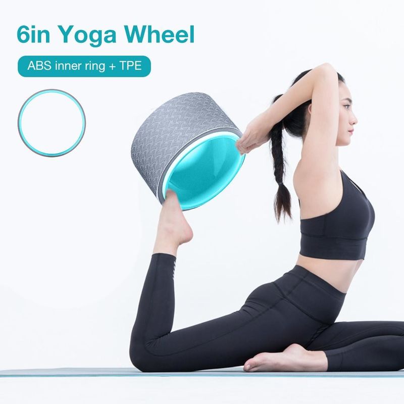Los pilates de la yoga de la TPE circundan, herramienta del entrenamiento de la parte posterior de la rueda del rodillo de la aptitud de la yoga proveedor